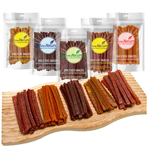 Bán buôn 100g 250g túi màu gà vịt Dải giật chó đào tạo phần thưởng chó đồ ăn nhẹ - Product Image 1