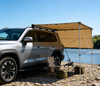 Tente de voiture à une chambre, grande capacité, imperméable et coupe-vent, en tissu Oxford 420D, double couche, type étendu, pour camping extérieur toutes saisons