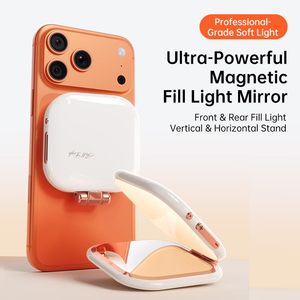 3 In 1 Magnetic Selfie Fill Light <b>Mirror</b> with Phone Stand - Product Image 4