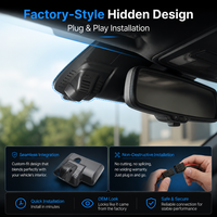 Caméra de tableau de bord 4K grand angle 130° pour Toyota Corolla Levin 2026, enregistreur de conduite double objectif WiFi caché avec vision nocturne