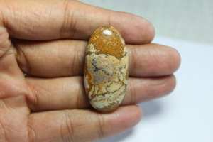 Venta al por mayor 100% jaspe natural suelto genuino calibrado tamaño piedra preciosa jaspe cabujón curación piedra preciosa alta calidad gemas y piedras - Product Image 3