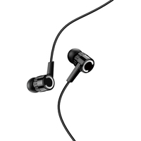 KAKUSIGA Harga Grosir Earphone Headphone Berkabel 3.5mm Kontrol Kabel di Dalam Telinga dengan Mikrofon