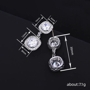 Orecchini Pendenti Geometrici da Donna, Stile Lineare Semplice, Accessori per Orecchie da Indossare Ogni Giorno - Product Image 4