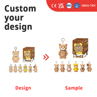 Poupée en peluche personnalisée Jésus, boîte mystère, personnage religieux, jouet en peluche, mini porte-clés en peluche, OEM ODM