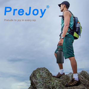 व्यक्तिगत आधा गैलन स्टेनलेस स्टील हाइकिंग जिम स्पोर्ट्स वाटर फ्लैस्क जुग 64 औंस इन्सुलेटेड बड़ी धातु थर्मल पेय पानी की बोतल - Product Image 6