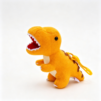 Direct usine, petit dinosaure en peluche mignon et doux, pour machine à pinces, prix d'arcade, cadeau de fête, cadeau de carnaval, en gros