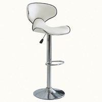 Tabouret de bar en métal avec revêtement en poudre, résistant à la rouille, facile à nettoyer