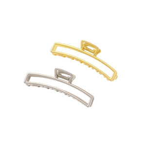 Pinza de Pelo Grande Angelina de 11 cm, Pinza de Pelo Rectangular de Metal para Mujer, Accesorio de Moda para el Cabello de Uso Diario - Product Image 1