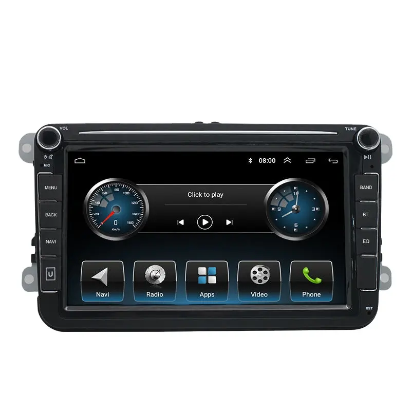 Universal 2din Auto Ips Screen Navigation Gps Multimedia Android 10 11 Car DVD Player Radio Stereo