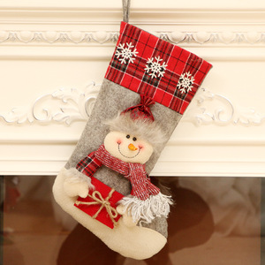 Chaussettes de noël, sac d'ornement, grandes, pour cadeau de bonbons, vente en gros, nouveauté - Product Image 6