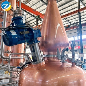 Alambique de cobre de 500L, 1000L, 5000L y sistema de destilación de columna alta, equipo de destilería personalizado para ginebra, vodka, ron y whisky - Product Image 3