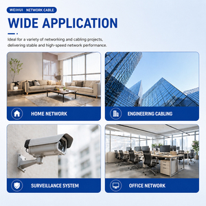 <span class=keywords><strong>สาย</strong></span>แลน WEIHUI F/UTP ป้องกันสัญญาณรบกวน ความเร็วสูง <span class=keywords><strong>Cat6</strong></span> <span class=keywords><strong>ราคา</strong></span>โรงงาน - ทองแดงแท้ 305 ม. 1000 ฟุต <span class=keywords><strong>สาย</strong></span>เคเบิลเครือข่าย - Product Image 3