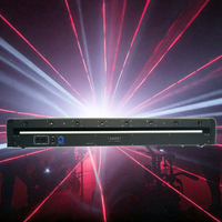 SHOWTIME 8 Yeux Laser Rouge DMX512 Contrôle 500mW Projecteur Laser à Tête Mobile pour Discothèque, Éclairage de Scène, Événements, DJ Laser
