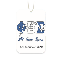 Désodorisant de voiture Iota Phi Lambda, promotionnel, vente en gros, sororité, logo personnalisé, désodorisant de voiture carré personnalisé