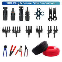 YRO PV-Anschluss Wasserdicht IP68 Premium 1000V DC Stecker Buchse für Solar Power System Tool Unschlagbarer Online-Preis auf Lager