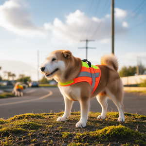 Gilet de sécurité haute visibilité pour chien Maxeed 30x28cm, vêtements réfléchissants pour animaux de compagnie - Product Image 3