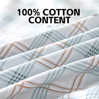 Vente en gros de draps de lit personnalisés en coton 100% - Ensemble de literie 4 pièces - Housse de couette - Taille King Size - Taille Queen Size - Taille Full - Super doux - Luxe