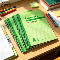 Cuaderno Espiral A4 OEM ODM con Cubierta Lisa, Logotipo Personalizado Impreso, Cuaderno Rayado para Regalo Promocional Corporativo, Diario al por Mayor