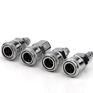 Connecteur pneumatique rapide de type C DDE Dade Pneumatics, 6 mm, 1/4 pouce, en acier inoxydable, raccord de tuyau de compresseur d'air - Product Image 3