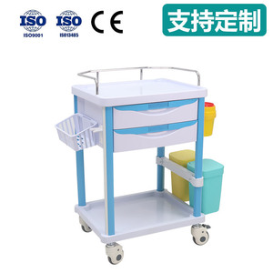 รถเข็นกู้ภัยฉุกเฉิน ABS รุ่นอเนกประสงค์ พร้อมล้อเงียบและลิ้นชัก - Product Image 4