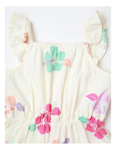 Robe d'été en coton pour filles, design moderne et mignon, tissu doux et facile à porter pour un usage quotidien et les activités de plein air - Product Image 2