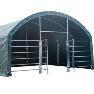 6m PVC טארפ בעלי חיים אוהל בעלי החיים אוהל בקר סוס אולם סוכך אוהל חופה