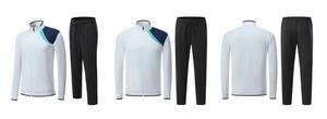 Ensemble de survêtement de football pour hommes, dernière collection, maillot de club à manches longues, confortable et respirant, veste et pantalon de football - Product Image 5