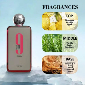 Vente directe d'usine Amaf No 9 <span class=keywords><strong>Parfum</strong></span> pour <span class=keywords><strong>homme</strong></span> PM Arabic Afnan 9AM Oud 100ml Format voyage - Product Image 2