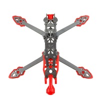 7 Inch FPV Racing Drone Frame 3K Carbon Fiber MAK Ultra Light Freestyle Quad Frame High Rigidity Shockproof for Beginner Pilots