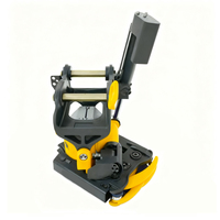 Rotateur hydraulique inclinable pour excavatrice, attache rapide, inclinaison et rotation, 45° °   Rotation à 360 degrés inclinable