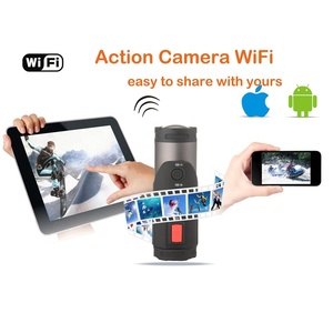 Soocoo WiFi HD 1080P 30fps <span class=keywords><strong>Camera</strong></span> hành động Đèn pin <span class=keywords><strong>Bullet</strong></span> Thân máy chống nước để săn mũ bảo hiểm & xe đạp thể thao DVR - Product Image 6