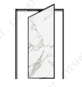 Panneau de pierre de quartzite en marbre d'<span class=keywords><strong>onyx</strong></span> naturel rétro-éclairé de haute qualité Design moderne Texture stratifiée Porte coulissante en verre Forme de grande dalle - Product Image 4