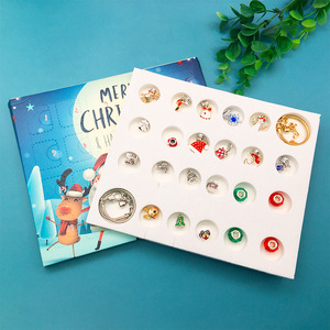 Noël <span class=keywords><strong>calendrier</strong></span> de l'<span class=keywords><strong>avent</strong></span> Bracelets 24 jours compte à rebours de Noël perles bracelets à breloques bricolage artisanat cadeaux bijoux Bracelet Kit de fabrication - Product Image 5