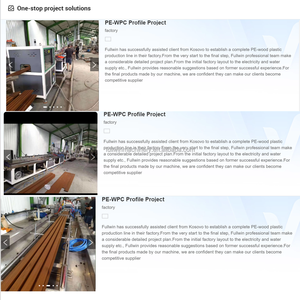 Lokale nazorg FULLWIN machine voor het extruderen van composiet hout-kunststof (<span class=keywords><strong>WPC</strong></span>) wandpanelen, terrasplanken, vloerplanken en schuttingen. - Product Image 4