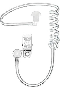 Auricular Agente Auricular Traje Prop Auricular Auriculares Reemplazo a presión Tubo acústico para auriculares de audio de radio de 2 vías - Product Image 3