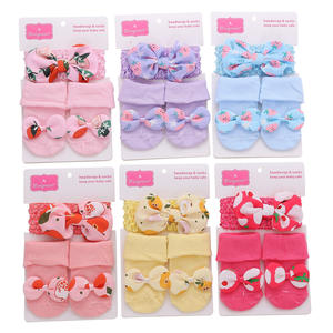 Calcetines de Moda para Bebé, Calcetines de Alta Calidad para Bebé, Conjunto de Diadema y Calcetines para Bebé - Product Image 1