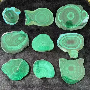 Natural Malachite Slab High Quality Crystals Quartz Slice For Energy