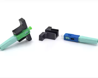 Conector rápido de fibra óptica Tipo de tornillo SC/APC SC/UPC Conector rápido para Terminación de campo de cable de caída FTTH