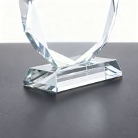 Trofeo de Cristal Octagonal Personalizado 2026 en Blanco para Impresión UV y Grabado Láser, Trofeo de Cristal Transparente al por Mayor para Reconocimiento