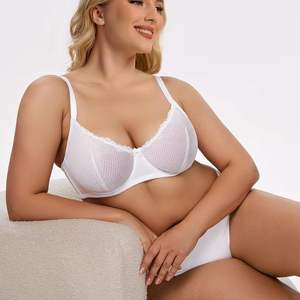 Venta al por mayor y personalización: Sujetador acolchado de alta calidad, fino, de corte alto, para uso diario, copa completa, tallas grandes, copas 34-42 D E F G GG H HH J - Product Image 5