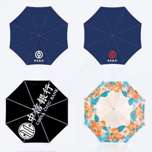 Custom Logo Personalized Wholesale Printing Promotional Gift Business Manual <b>Folding</b> Umbrella - Product Image 4