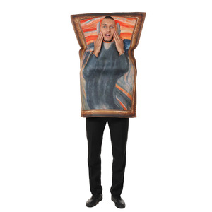 Disfraz <span class=keywords><strong>de</strong></span> Mona Lisa para Adultos, con Marco <span class=keywords><strong>de</strong></span> Fotos, Impresión 3D, Divertido, para <span class=keywords><strong>Halloween</strong></span>, Cosplay, Fiestas y Actuaciones - Product Image 6
