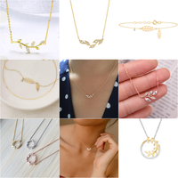 Personalizado Vvs Iced Out Diamond Moissanite forma de hoja COLLAR COLGANTE 18K chapado en oro amarillo 925 Plata joyería fina para mujeres