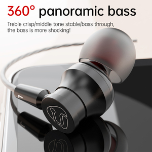 Écouteurs filaires intra-auriculaires en gros d'usine, casque audio 3,5 mm, son haute définition, écouteurs filaires avec microphone - Product Image 2
