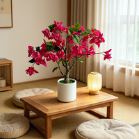 Zweifarbige Hochzeits-Tischdekoration Künstlicher Bougainvillea-Baum Kunstblumen Event Weihnachts- und Geburtstagsdekoration
