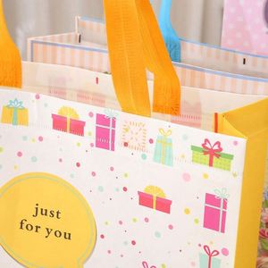 Bolsas de Compras Plegables de Tela No Tejida con Estampado de Dibujos Animados, Lindas Bolsas de Compras de Tela No Tejida al por Mayor - Product Image 5