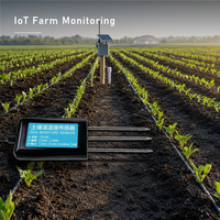 Sensor Kelembaban Tanah, Suhu, dan Kelembapan Udara Pertanian Cerdas RS485 Modbus untuk Pemantauan Pertanian IoT
