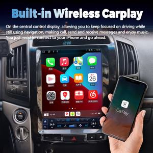 Radio para Auto con Reproductor de Video Android 13 de 8+128GB para Toyota Land Cruiser 200 LC200 2008-2014 con Navegación GPS, DSP y Apple CarPlay - Product Image 2