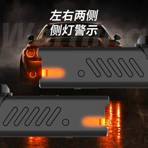 Lumière de vélo en alliage d'aluminium, feu d'avertissement avant et arrière pour vélo de route et de montagne, conduite de nuit, étanche IPX4, batterie 2000mAh - Product Image 2