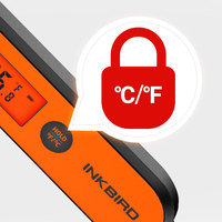 Termometer Daging Digital Profesional Inkbird Iht-1p Saku Bahan Stainless Steel, Bacaan Instan